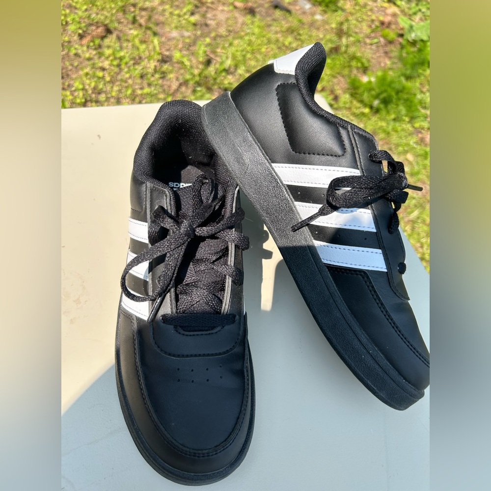 Adidas Black and White Sneakers